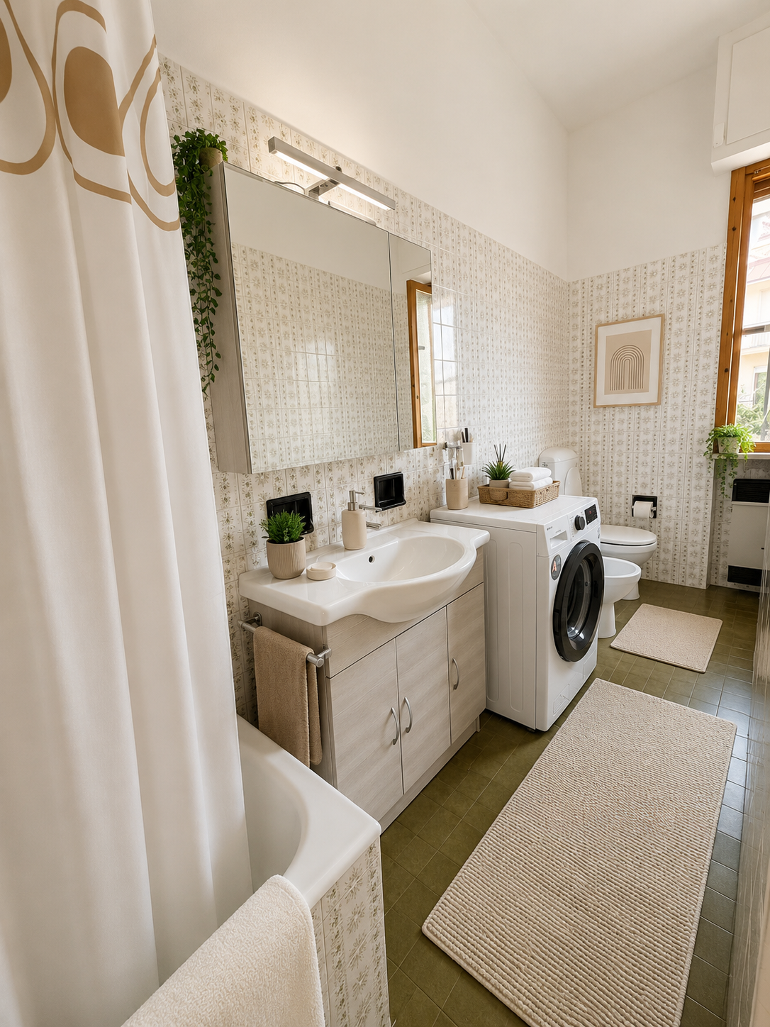 Bagno ordinato Trilocale vista mare con box, Varazze