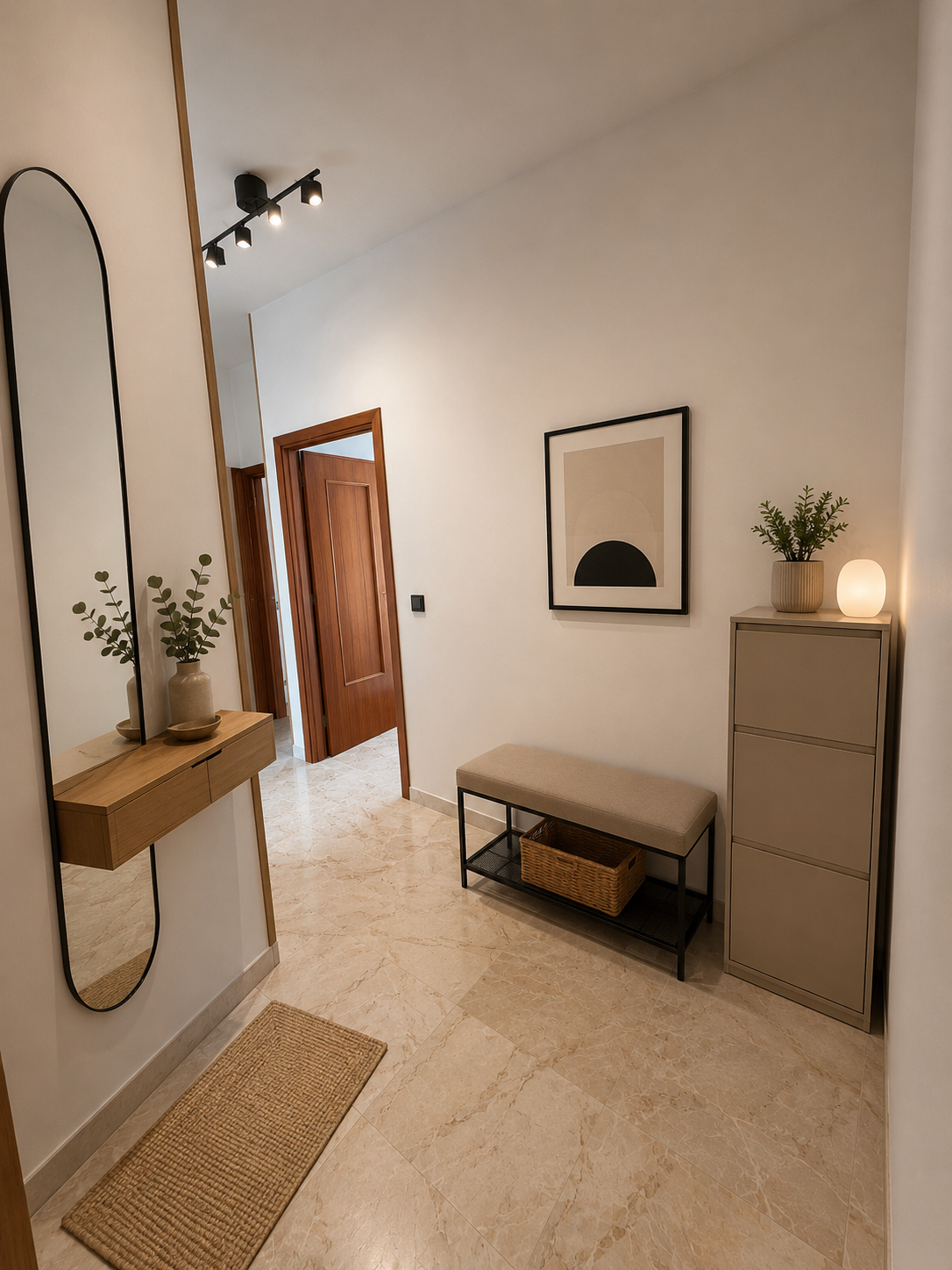 Ingresso2 moderno e ordinato Trilocale vista mare con box, Varazze